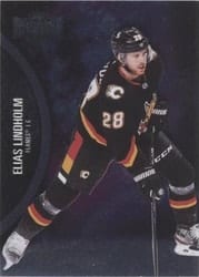 2021-22 SkyBox Metal Universe Base Set Elias Lindholm #136 card