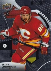 2021-22 Upper Deck Allure Base Set Elias Lindholm #77 card