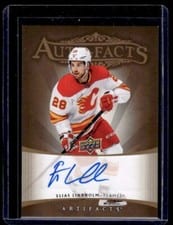 2021-22 Upper Deck Artifacts 2005-06 Retro - Autograph Facts Elias Lindholm #RAF-EL card