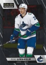 2023-24 O-Pee-Chee Platinum Base Set Elias Lindholm #179 card