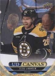 2024-25 Upper Deck UD Canvas Elias Lindholm #C292 card