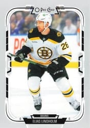 2025-26 O-Pee-Chee Base Set Elias Lindholm #36 card
