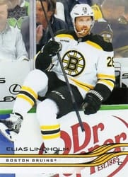 2025-26 Upper Deck Base Set Elias Lindholm #8 card