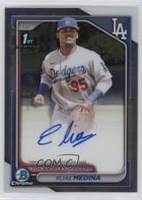 2024 Bowman Chrome Prospects Autographs Elias Medina #CPA-EME card