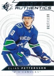 2018-19 SP Base Set Elias Pettersson #101 card