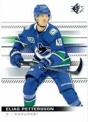 2019-20 SP Base Set Elias Pettersson #79 card
