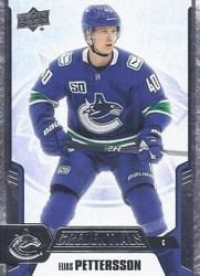 2019-20 Upper Deck Credentials Base Set Elias Pettersson #27 card