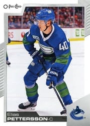 2020-21 O-Pee-Chee Base Set Elias Pettersson #31 card