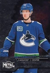 2020-21 SkyBox Metal Universe Base Set Elias Pettersson #4 card