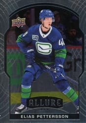 2020-21 Upper Deck Allure Base Set Elias Pettersson #47 card
