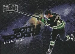 2022-23 SkyBox Metal Universe Bottle Rockets Elias Pettersson #BR-30 card