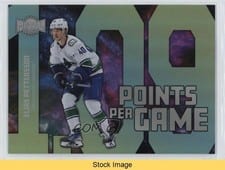 2024-25 Skybox Metal Universe Points Per Game Elias Pettersson #PPG-14 card