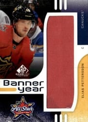 2024-25 SP Game Used 2024 All-Star Game Banner Year Relics Elias Pettersson #BYAS-EP card