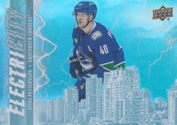 2024-25 Upper Deck ElectriCITY Elias Pettersson #EC-12 card