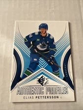 2024 SP Authentic Profile Elias Pettersson Blue #AP-18 card