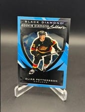 2025-26 Upper Deck Black Diamond Rookie Diamond Cutters Elias Pettersson #RDC-EP card