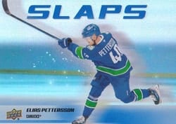 2025-26 Upper Deck Slaps Elias Pettersson #SL-5 card