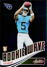 2025 Panini Absolute Rookie Wave Elic Ayomanor #RW-EAR card
