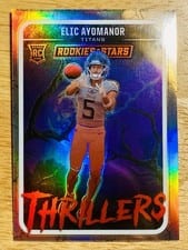 2025 Panini Rookies & Stars Thrillers Elic Ayomanor #22 card