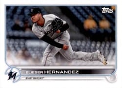 2022 Topps Mini Base Set Elieser Hernandez #9 card