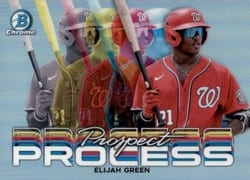 2023 Bowman Chrome Prospect Process Elijah Green #PRP-10 card