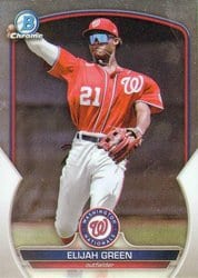 2023 Bowman Chrome Prospects Elijah Green #BCP-214 card