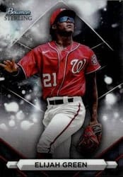 2023 Bowman Sterling Base Set Elijah Green #BSP-55 card