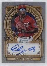2023 Bowman Sterling Opulence Autographs Elijah Green #SOA-EG card