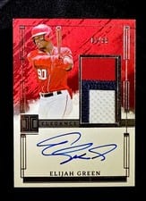 2024 Panini Impeccable Elegance Prospect Jersey Autographs Elijah Green #EPJ-EG card