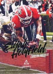2019 Panini Luminance Base Set Elijah Holyfield #156 card