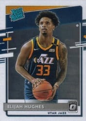 2020-21 Donruss Optic Base Set Elijah Hughes #192 card
