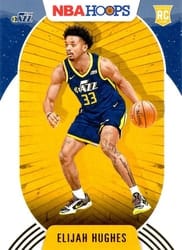 2020-21 Hoops Winter Base Set Elijah Hughes #224 card