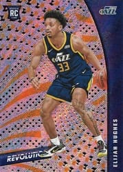 2020-21 Panini Revolution Base Set Elijah Hughes #122 card