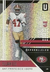 2018 Panini Unparalleled Base Set Elijah Lee #176 card