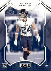 2021 Panini Playoff Base Set Elijah Molden #282 card