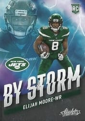 2021 Panini Absolute By Storm Elijah Moore #14 card
