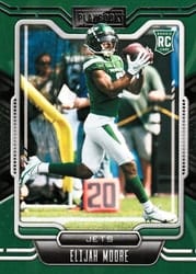 2021 Panini Playbook Base Set Elijah Moore #114 card