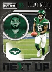 2021 Panini Playbook Next Up Elijah Moore #NXT-EMO card