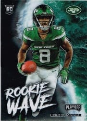 2021 Panini Playoff Rookie Wave Elijah Moore #RW-EMO card