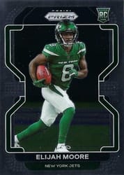 2021 Panini Prizm Base Set Elijah Moore #346 card