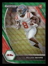 2021 Panini Prizm Draft Picks Elijah Moore #124 card