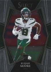2021 Panini Select Base Set Elijah Moore #156 card