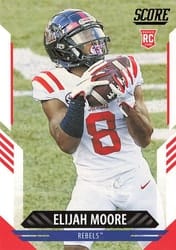 2021 Score Base Set Elijah Moore #337 card