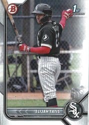 2022 Bowman Prospects Elijah Tatis #BP-23 card