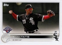 2022 Topps Pro Debut Base Set Elijah Tatis #PD-124 card