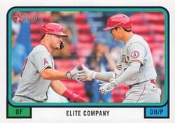2022 Topps Heritage Combo Cards Elite Company #CC-2 card