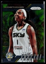 2024 Panini Prizm WNBA Fractal Elizabeth Williams #14 card