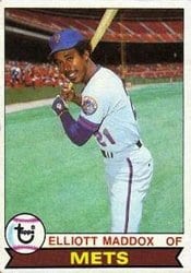 1979 Topps Base Set Elliott Maddox #69 card