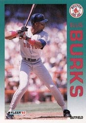 1992 Fleer Base Set Ellis Burks #35 card