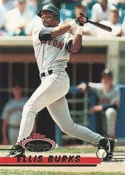1993 Stadium Club Base Set Ellis Burks #187 card